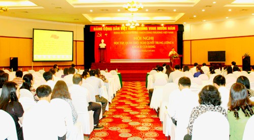 Đảng bộ Vietinbank quán triệt Nghị quyết Trung ương 4 khoá XI